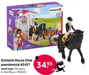 Aanbiedingen Schleich horse club paardenstal 42437 - Schleich - Geldig van 01/10/2022 tot 05/12/2022 bij Intertoys