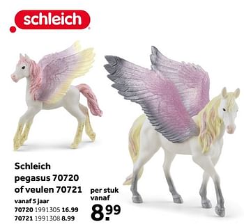 Aanbiedingen Schleich veulen 70721 - Schleich - Geldig van 01/10/2022 tot 05/12/2022 bij Intertoys