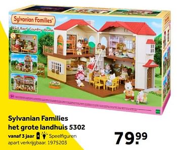 Aanbiedingen Sylvanian families het grote landhuis 5302 - Epoch d'Enfance - Geldig van 01/10/2022 tot 05/12/2022 bij Intertoys