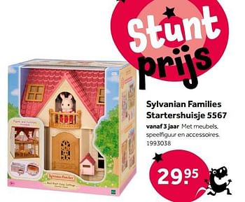 Aanbiedingen Sylvanian families startershuisje 5567 - Epoch d'Enfance - Geldig van 01/10/2022 tot 05/12/2022 bij Intertoys