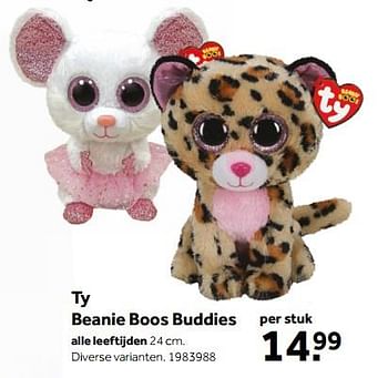 Aanbiedingen Ty beanie boos buddies - Ty - Geldig van 01/10/2022 tot 05/12/2022 bij Intertoys