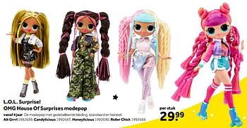 Aanbiedingen L.o.l. surprise! omg house of surprises modepop - LOL Surprise - Geldig van 01/10/2022 tot 05/12/2022 bij Intertoys