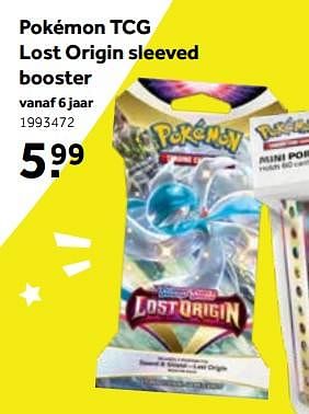 Aanbiedingen Pokémon tcg lost origin sleeved booster - Pokemon - Geldig van 01/10/2022 tot 05/12/2022 bij Intertoys