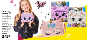 Aanbiedingen Purse pets - Spin Master - Geldig van 01/10/2022 tot 05/12/2022 bij Intertoys