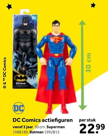 Aanbiedingen Dc comics actiefiguren - DC Comics - Geldig van 01/10/2022 tot 05/12/2022 bij Intertoys