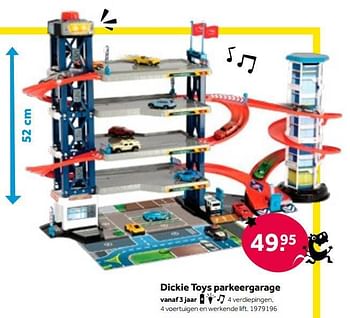 Aanbiedingen Dickie toys parkeergarage - Dickie - Geldig van 01/10/2022 tot 05/12/2022 bij Intertoys