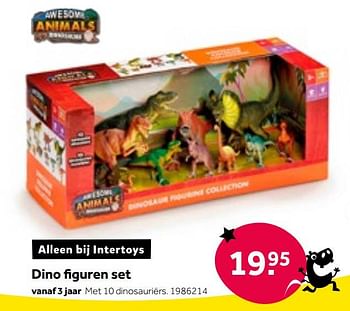 Aanbiedingen Dino figuren set - Addo - Geldig van 01/10/2022 tot 05/12/2022 bij Intertoys