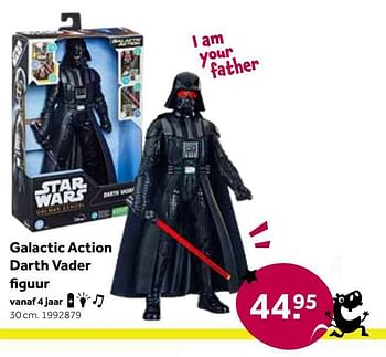 Aanbiedingen Galactic action darth vader figuur - Hasbro - Geldig van 01/10/2022 tot 05/12/2022 bij Intertoys