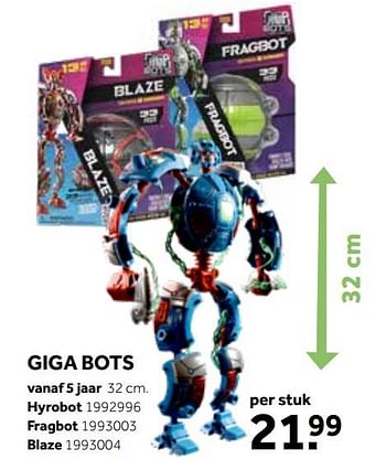 Aanbiedingen Giga bots - Giga Bots - Geldig van 01/10/2022 tot 05/12/2022 bij Intertoys