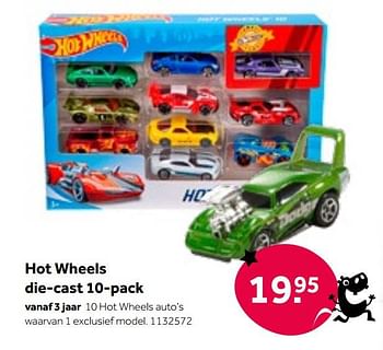 Aanbiedingen Hot wheels die-cast - Mattel - Geldig van 01/10/2022 tot 05/12/2022 bij Intertoys