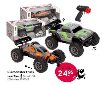 Aanbiedingen Rc monster truck - Huismerk - Intertoys - Geldig van 01/10/2022 tot 05/12/2022 bij Intertoys