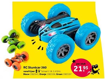 Aanbiedingen Rc stuntcar 360 - Huismerk - Intertoys - Geldig van 01/10/2022 tot 05/12/2022 bij Intertoys