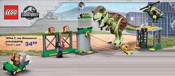 Aanbiedingen 76944 t. rex dinosaurus ontsnapping - Lego - Geldig van 21/10/2022 tot 07/12/2022 bij Supra Bazar