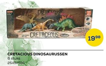 Aanbiedingen Cretacious dinosaurussen - Huismerk - Supra Bazar - Geldig van 21/10/2022 tot 07/12/2022 bij Supra Bazar
