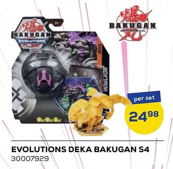 Aanbiedingen Evolutions deka bakugan s4 - Spin Master - Geldig van 21/10/2022 tot 07/12/2022 bij Supra Bazar