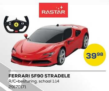 Aanbiedingen Ferrari sf90 stradele - Rastar - Geldig van 21/10/2022 tot 07/12/2022 bij Supra Bazar