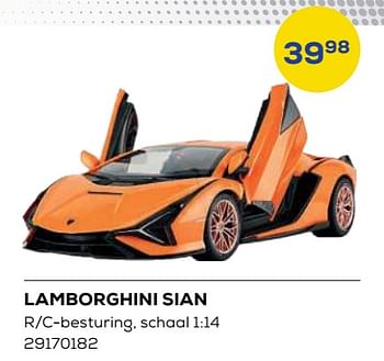 Aanbiedingen Lamborghini sian - Rastar - Geldig van 21/10/2022 tot 07/12/2022 bij Supra Bazar