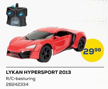 Aanbiedingen Lykan hypersport 2013 - Fast &amp; Furious - Geldig van 21/10/2022 tot 07/12/2022 bij Supra Bazar