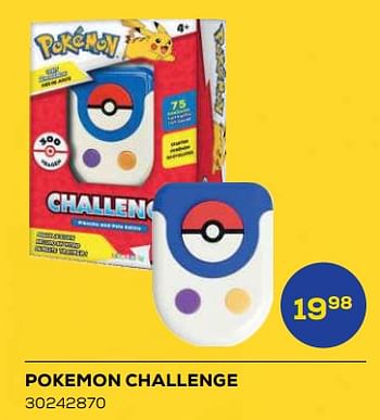 Aanbiedingen Pokemon challenge - Pokemon - Geldig van 21/10/2022 tot 07/12/2022 bij Supra Bazar