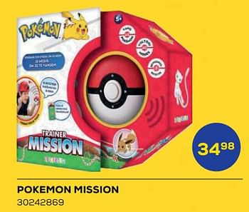 Aanbiedingen Pokemon mission - Pokemon - Geldig van 21/10/2022 tot 07/12/2022 bij Supra Bazar