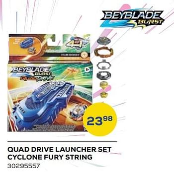 Aanbiedingen Quad drive launcher set cyclone fury string - Hasbro - Geldig van 21/10/2022 tot 07/12/2022 bij Supra Bazar