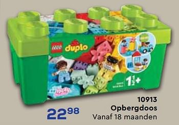 Aanbiedingen 10913 opbergdoos - Lego - Geldig van 21/10/2022 tot 07/12/2022 bij Supra Bazar