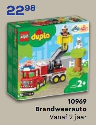 Aanbiedingen 10969 brandweerauto - Lego - Geldig van 21/10/2022 tot 07/12/2022 bij Supra Bazar