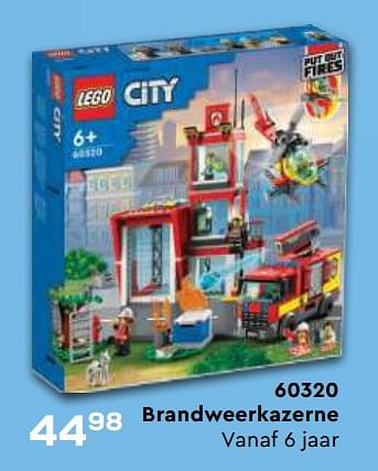 Aanbiedingen 60320 brandweerkazerne - Lego - Geldig van 21/10/2022 tot 07/12/2022 bij Supra Bazar