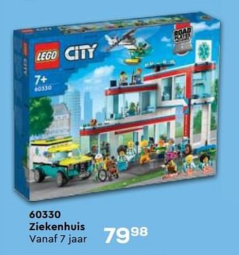 Aanbiedingen 60330 ziekenhuis - Lego - Geldig van 21/10/2022 tot 07/12/2022 bij Supra Bazar