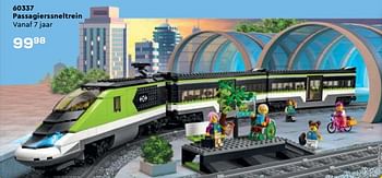 Aanbiedingen 60337 passagierssneltrein - Lego - Geldig van 21/10/2022 tot 07/12/2022 bij Supra Bazar