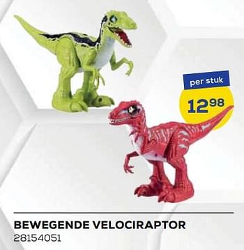 Aanbiedingen Bewegende velociraptor - Zuru - Geldig van 21/10/2022 tot 07/12/2022 bij Supra Bazar