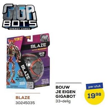 Aanbiedingen Bouw je eigen gigabot blaze - Giga Bots - Geldig van 21/10/2022 tot 07/12/2022 bij Supra Bazar