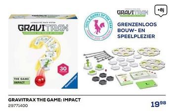 Aanbiedingen Gravitrax the game impact - Ravensburger - Geldig van 21/10/2022 tot 07/12/2022 bij Supra Bazar