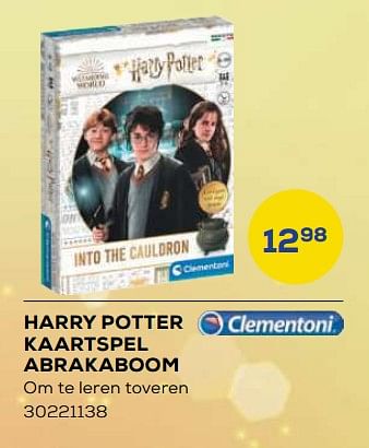 Aanbiedingen Harry potter kaartspel abrakaboom - Clementoni - Geldig van 21/10/2022 tot 07/12/2022 bij Supra Bazar