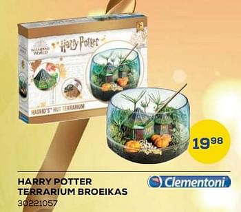 Aanbiedingen Harry potter terrarium broeikas - Clementoni - Geldig van 21/10/2022 tot 07/12/2022 bij Supra Bazar