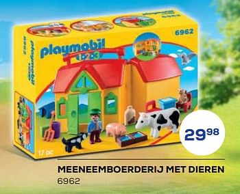 Aanbiedingen Meeneemboerderij met dieren 6962 - Playmobil - Geldig van 21/10/2022 tot 07/12/2022 bij Supra Bazar