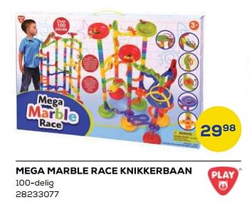 Aanbiedingen Mega marble race knikkerbaan - Play-Go - Geldig van 21/10/2022 tot 07/12/2022 bij Supra Bazar