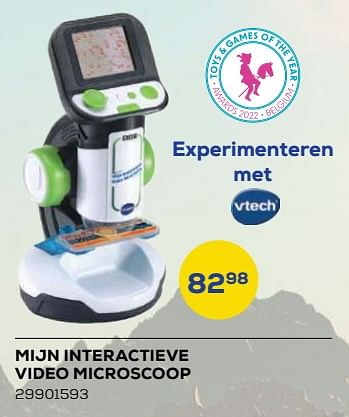 Aanbiedingen Mijn interactieve video microscoop - Vtech - Geldig van 21/10/2022 tot 07/12/2022 bij Supra Bazar