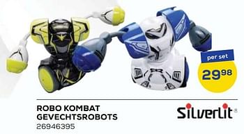 Aanbiedingen Robo kombat gevechtsrobots - Silverlit - Geldig van 21/10/2022 tot 07/12/2022 bij Supra Bazar