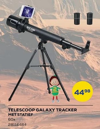 Aanbiedingen Telescoop galaxy tracker met statief - Huismerk - Supra Bazar - Geldig van 21/10/2022 tot 07/12/2022 bij Supra Bazar