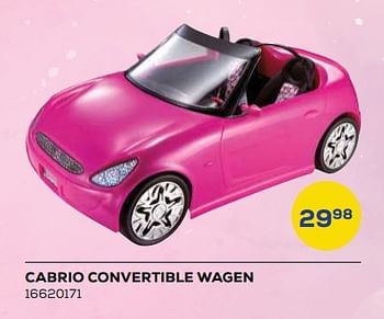 Aanbiedingen Cabrio convertible wagen - Mattel - Geldig van 21/10/2022 tot 07/12/2022 bij Supra Bazar