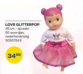 Aanbiedingen Love glitterpop - Dimian - Geldig van 21/10/2022 tot 07/12/2022 bij Supra Bazar