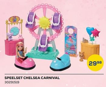 Aanbiedingen Speelset chelsea carnival - Mattel - Geldig van 21/10/2022 tot 07/12/2022 bij Supra Bazar