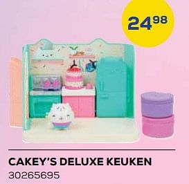 Aanbiedingen Cakey’s deluxe keuken - Spin Master - Geldig van 21/10/2022 tot 07/12/2022 bij Supra Bazar