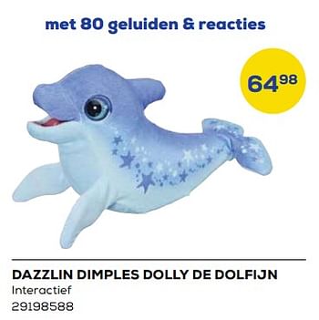 Aanbiedingen Dazzlin dimples dolly de dolfijn - Hasbro - Geldig van 21/10/2022 tot 07/12/2022 bij Supra Bazar