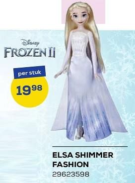 Aanbiedingen Elsa shimmer fashion - Disney  Frozen - Geldig van 21/10/2022 tot 07/12/2022 bij Supra Bazar