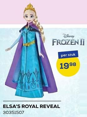 Aanbiedingen Elsa’s royal reveal - Disney  Frozen - Geldig van 21/10/2022 tot 07/12/2022 bij Supra Bazar