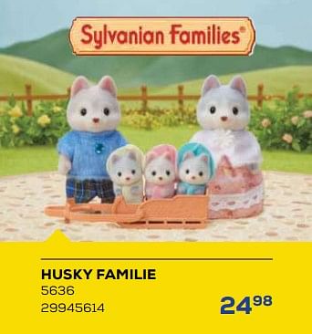 Aanbiedingen Husky familie 5636 - Sylvanian Families - Geldig van 21/10/2022 tot 07/12/2022 bij Supra Bazar