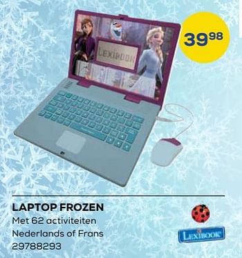 Aanbiedingen Laptop frozen - Lexibook - Geldig van 21/10/2022 tot 07/12/2022 bij Supra Bazar