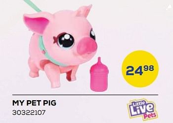 Aanbiedingen My pet pig - Little Live Pets - Geldig van 21/10/2022 tot 07/12/2022 bij Supra Bazar